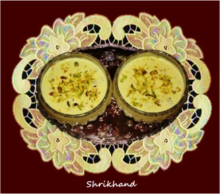 Shrikhand / Sweet yogurt