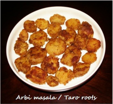 Masala Arbi / Taro roots 
